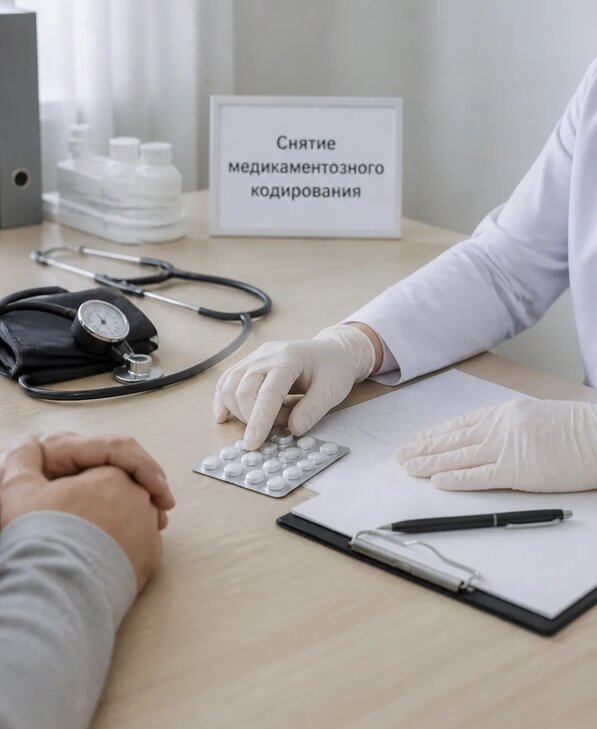 Снятие медикаментозного кодирования в Муравленке от 5353 р. | Медзона