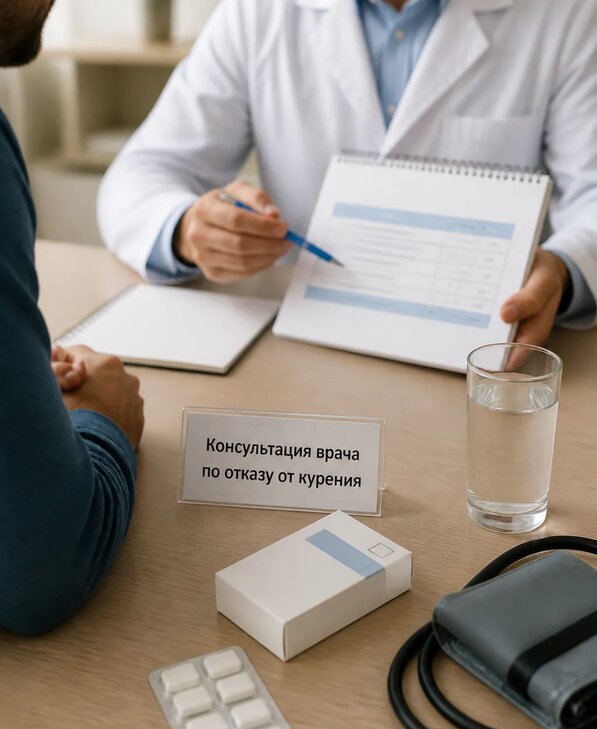 Консультация врача по отказу от курения для взрослых в Муравленке